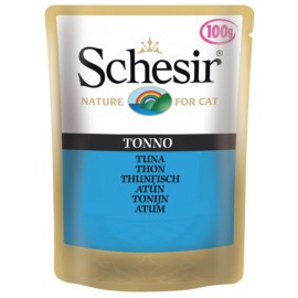 Schesir CAT TUNA  - пауч для взрослых кошек Тунец, 100г