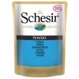 Schesir CAT TUNA  - пауч для взрослых кошек Тунец, 100г