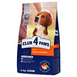 Club 4 Paws Medium Breeds - Клуб 4 лапы сухой корм для собак средних пород