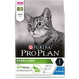 Pro Plan Sterilised - для кастрированных и стерилизованных кошек (кролик)	