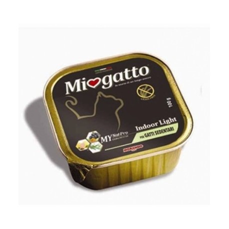 MioGatto Indoor - ламистеры для взрослых домашних кошек, без злаков (упаковка 16 штук по 100г)