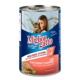 Miglior gatto Tuna/Salmon - консерва для кошек, паштет с лососем и тунцом, 400г