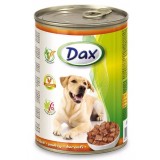 Dax for Dog - консерва для cобак с птицей, кусочками, 1240г