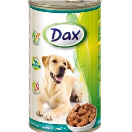 Dax for Dog - консерва для cобак с дичью, кусочками, 1240г