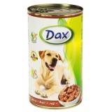 Dax for Dog - консерва для cобак с печенью, кусочками, 1240г