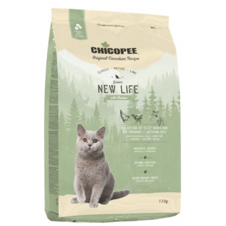 Chicopee Classic Nature Line New Life - корм для котят и беременных кошек