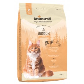 Chicopee Classic Nature Line Indoor - корм для домашних и стерилизованных котов с говядиной