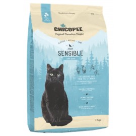 Chicopee Classic Nature Line Sensible - корм для взрослых котов гипоаллергенный с ягненком