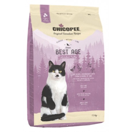 Chicopee Classic Nature Line Senior Best Age - корм для пожилых котов