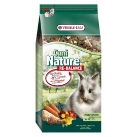 VERSELE-LAGA Cuni Nature Re-Balance - корм для кроликов, склонных к пищевой аллергии и склонных к лишнему весу  (700г)
