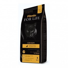 Fitmin Cat For Life Chicken - корм для взрослых кошек от 12 месяцев с курицей