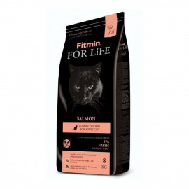 Fitmin Cat For Life Salmon - корм для взрослых кошек от 12 месяцев с лососем
