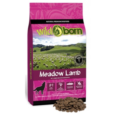 Wildborn Meadow Lamb - беззерновой корм для собак со свежей бараниной, картофелем и тапиокой