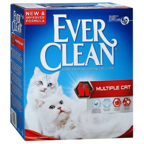 Ever Clean Multiple Cat - наполнитель комкующийся для нескольких кошек