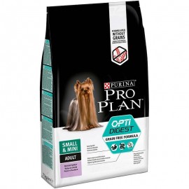 Pro Plan OptiDigest Small/Mini Grain Free Formula - беззерновой корм для собак мелких пород с чувст. пищ. (индейка)