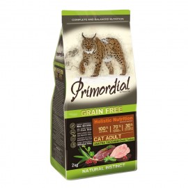 Primordial Holistic Grain-Free Adult Duck & Turkey - беззерновой корм для взрослых кошек с уткой и индейкой