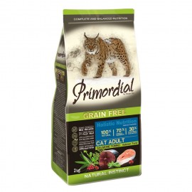 Primordial Holistic Grain-Free Adult Salmon & Tuna - беззерновой корм для взрослых кошек с лососем и тунцом