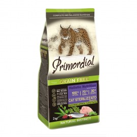 Primordial Holistic Grain-Free Neutered Turkey & Herring - беззерновой корм для стерилизованных кошек с индейкой и сельдью