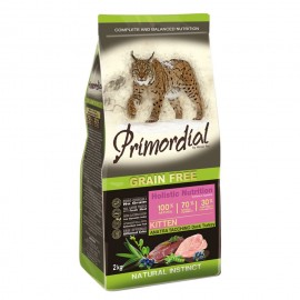 Primordial Holistic Grain-Free Kitten Duck & Turkey - беззерновой корм для котят с уткой и индейкой