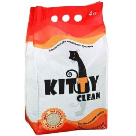 Наполнитель для кошачьего туалета Kitty Clean Premium, 5кг