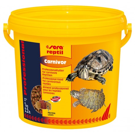 Sera Reptil Professional Carnivor - корм для водных черепах, 10 л, (3,2 кг)