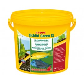 Sera Cichlid Green XL - корм гранулы для  цихлид,10 л (3,6 кг)