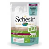 Schesir Bio Organic Kitten Chicken - пауч для котят Курица, 85г