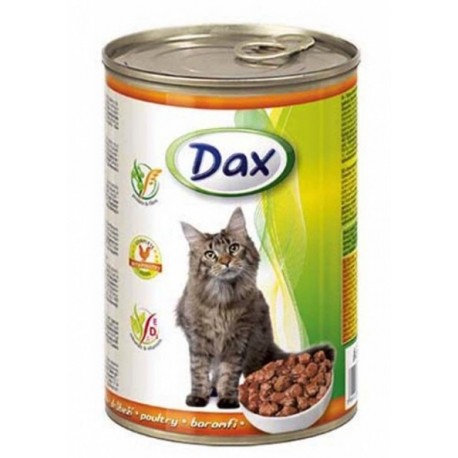 Dax for Cat - консерва для кошек с курицей, кусочками, 415г