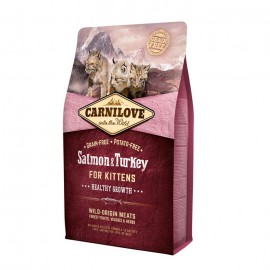 Carnilove Salmon & Turkey for Kittens - беззерновой корм для котят, лосось и индейка