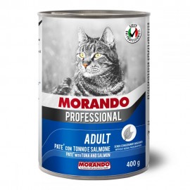 Morando Cat Professional Tuna/Salmon  - консерва для кошек, паштет с лососем и тунцом, 400г
