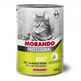 Morando Cat Professional Beef/Vegetables - консерва для кошек, паштет с говядиной и овощами, 400г