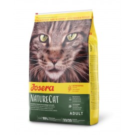 Josera NatureCat - беззерновой корм для кошек с чувствительным пищеварением на основе мяса домашней птицы и лосося