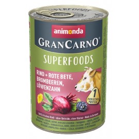Gran Carno Superfoods (Говядина, свекла, ежевика, одуванчик) 400гр.