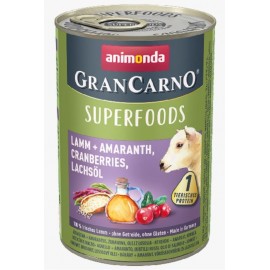 Gran Carno Superfoods (Ягненок, амарант, клюква, лососевое масло) 400гр.