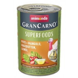 Gran Carno Superfoods (Индейка, мангольд, шиповник, льняное масло) 400гр.