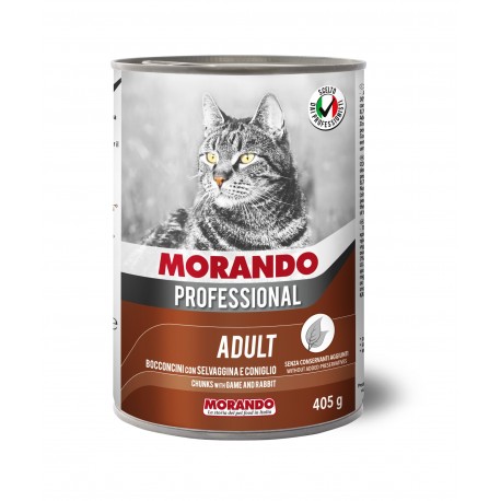 Miglior gatto Professional Game/Rabbit - консерва для кошек, кусочки в соусе с дичью и кроликом, 405г
