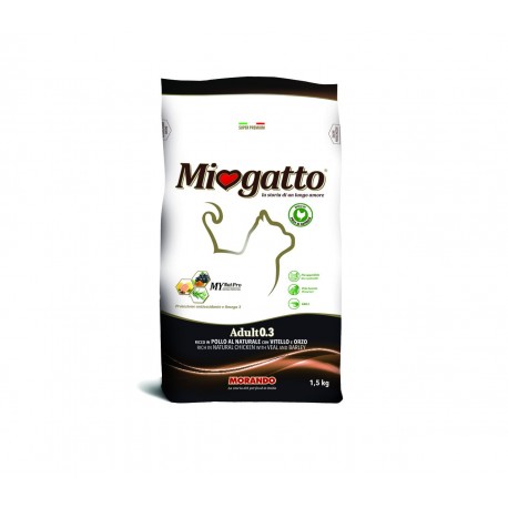 MioGatto Adult Veal&Barley - сухой корм для взрослых кошек с телятиной и ячменем