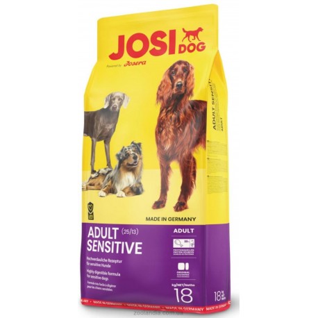 Josera Sensitive (Adult) - сухой корм для взрослых собак всех пород с чувствительныи пищеварением Josera Sensitive (Adult) - сухой корм для взрослых собак всех пород с чувствительныи пищеварением