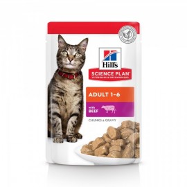 Пресервы HILL'S для взрослых кошек с говядиной, 100 г