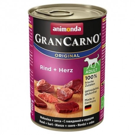 Animonda Gran Carno Fleisch Adult - с говядиной и сердцем, 400г