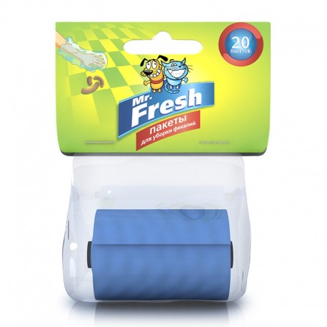 Mr. Fresh Пакеты для уборки фекалий (сменный рулон), 20 шт