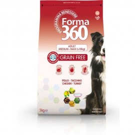 Forma 360 Adult Medium/Maxi Grain Free Chiken & Turkey