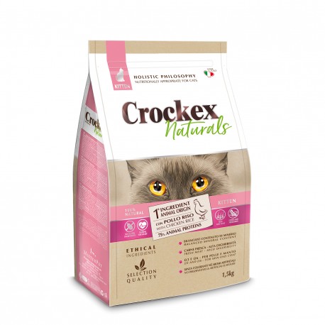 Crockex Naturals Cat Kitten Chicken & Rice