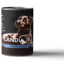 Landor Dog Adult All Breed Lamb and Salmon (ягнёнок с лососем), 400 г