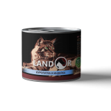 Landor Cat Adult Game and Turkey (куропатка и индейка), 200 г