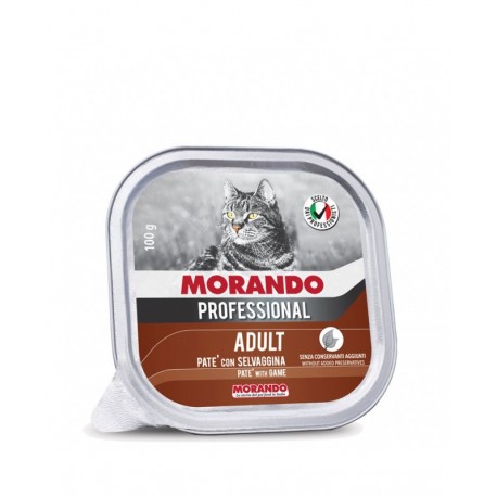 Morando Gatto Cat pate Professional Line Game, ламистеры 100 г (16 шт. в уп.)