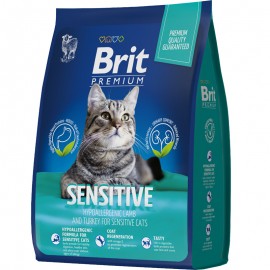Brit Premium Cat Adult Sensitive (ягненок и индейка)