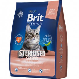 Brit Premium Cat Adult Sterilised Salmon & Chicken (лосось и курица)