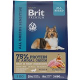 Brit Premium Dog Adult All Breed Sensitive (ягнёнок и индейка)