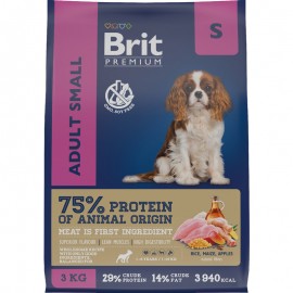 Brit Premium  Dog Adult Adult Small S (курица)